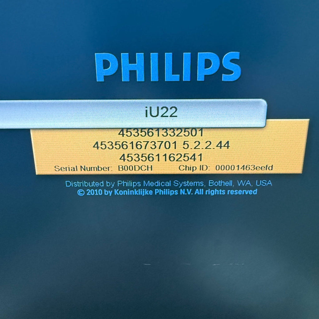 Philips IU22 with Convex & Linear 3 Probes