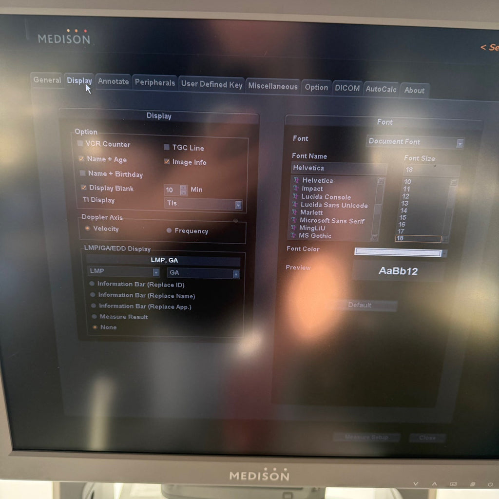 Samsung Medison accuvix XG with Convex, Linear & Vaginal 3 Probes