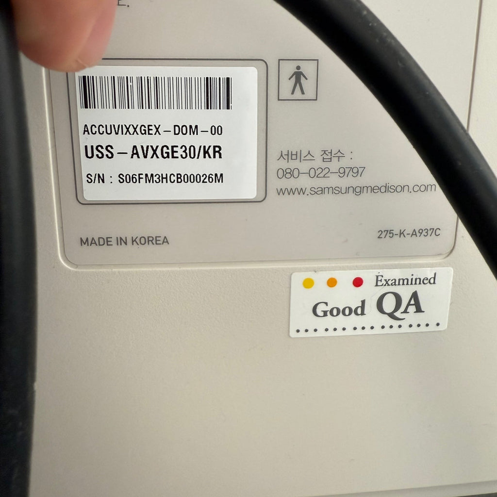 Samsung Medison accuvix XG with Convex, Linear & Vaginal 3 Probes