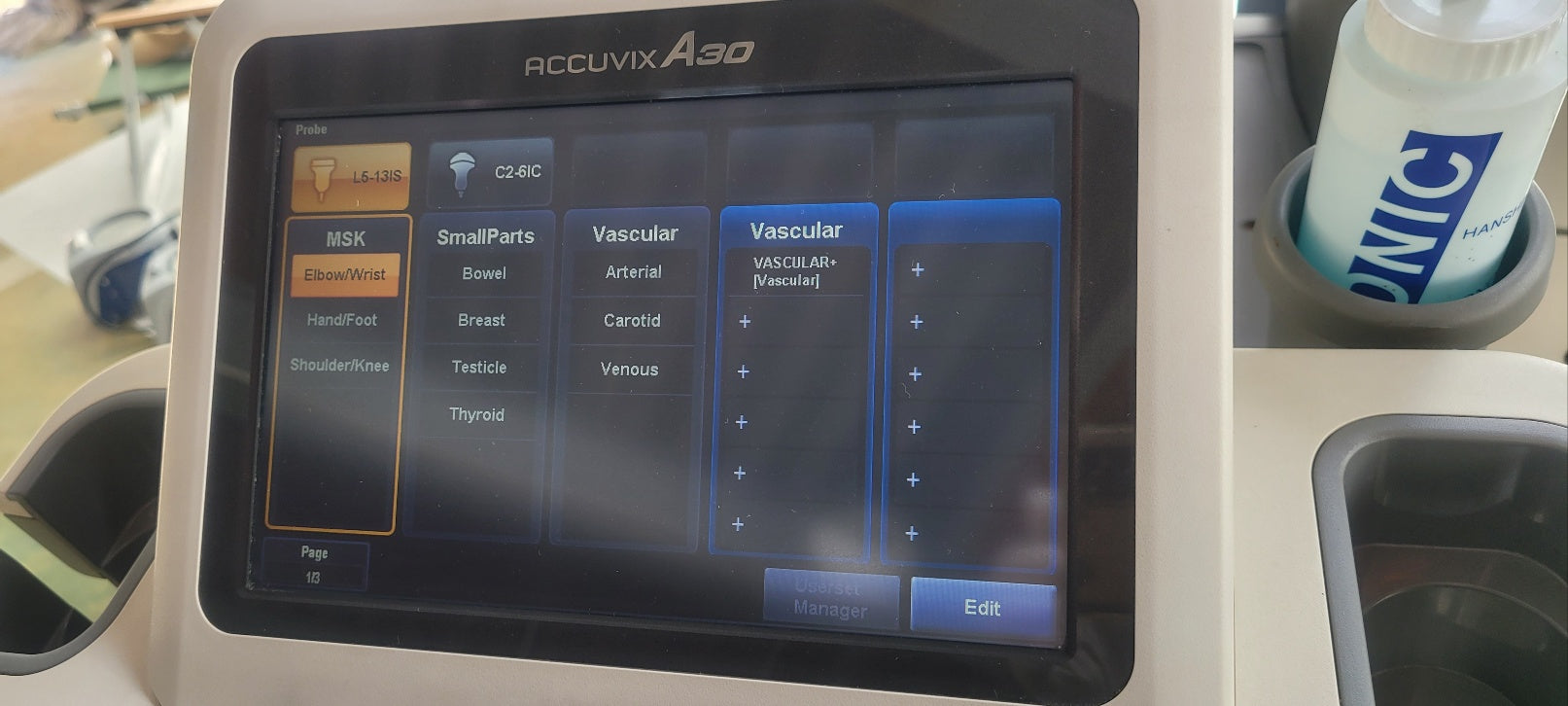 Used Medison accuvix A30 3D/4D With Convex Linear Vaginal 3 Probes