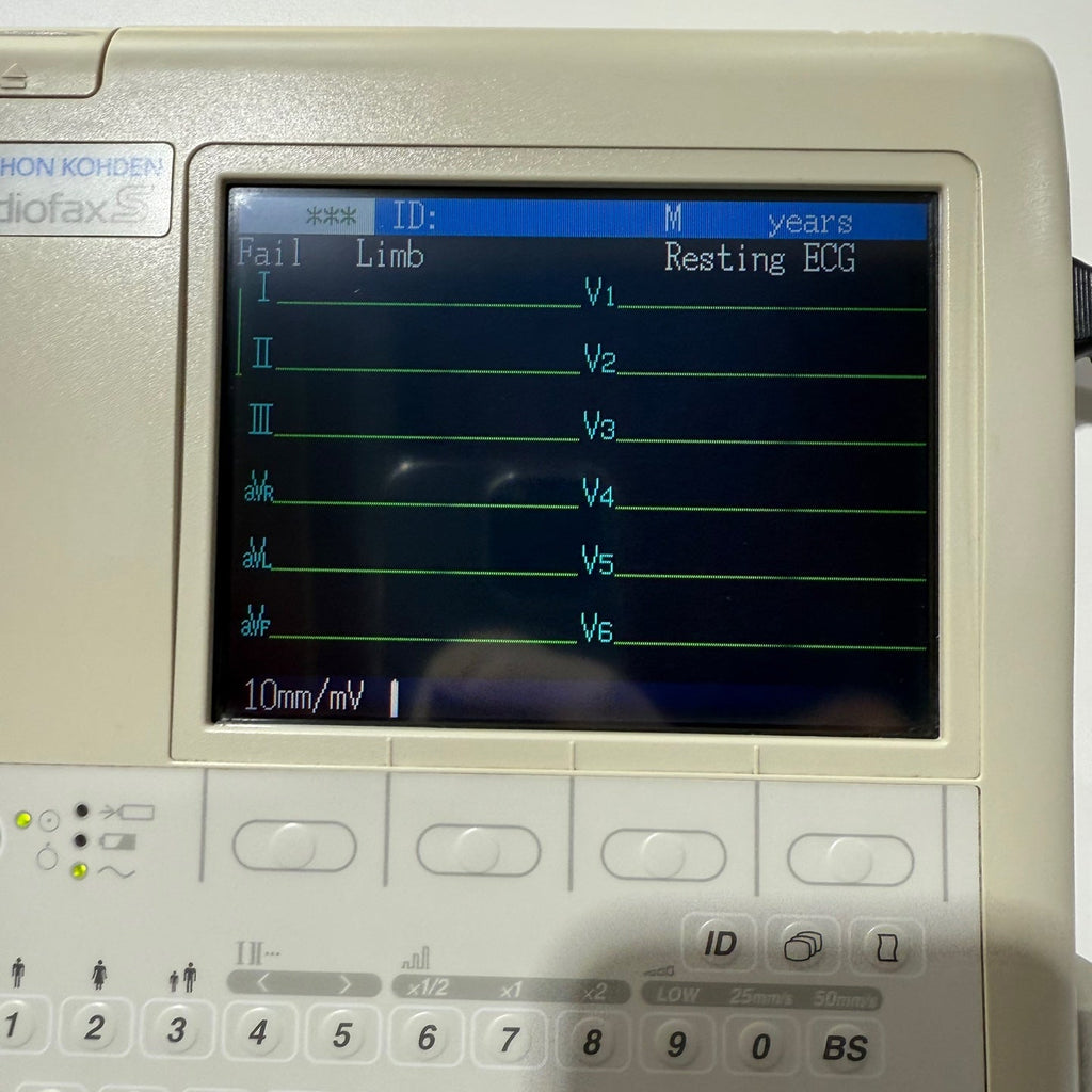 Nihon Kohden Cardiofax S EKG ECG Machine