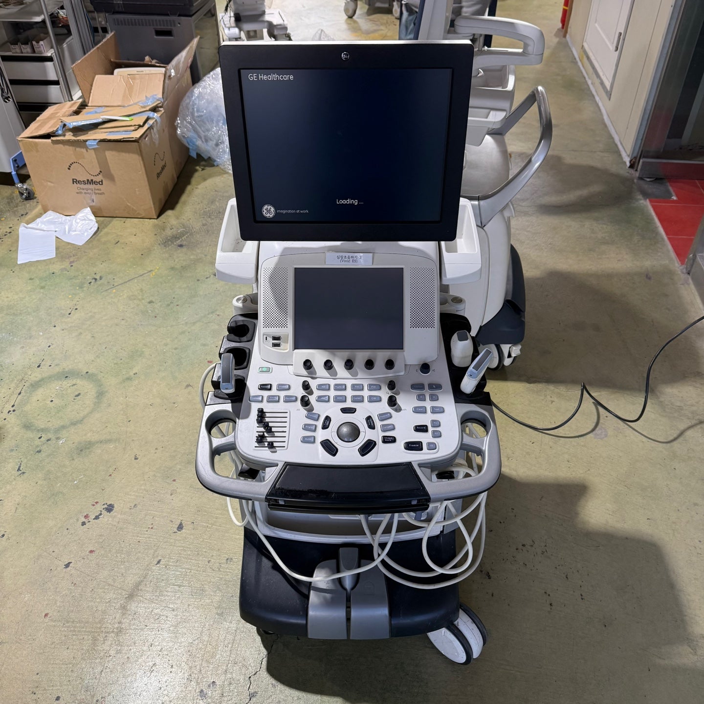 GE Vivid E9 XDclear 4D with 3 Probes