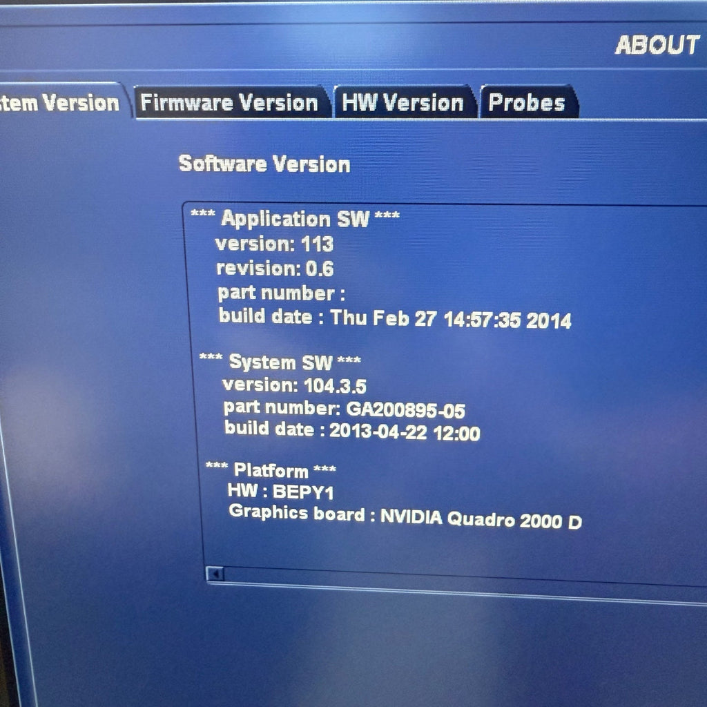 GE Vivid E9 XDclear 4D with 3 Probes