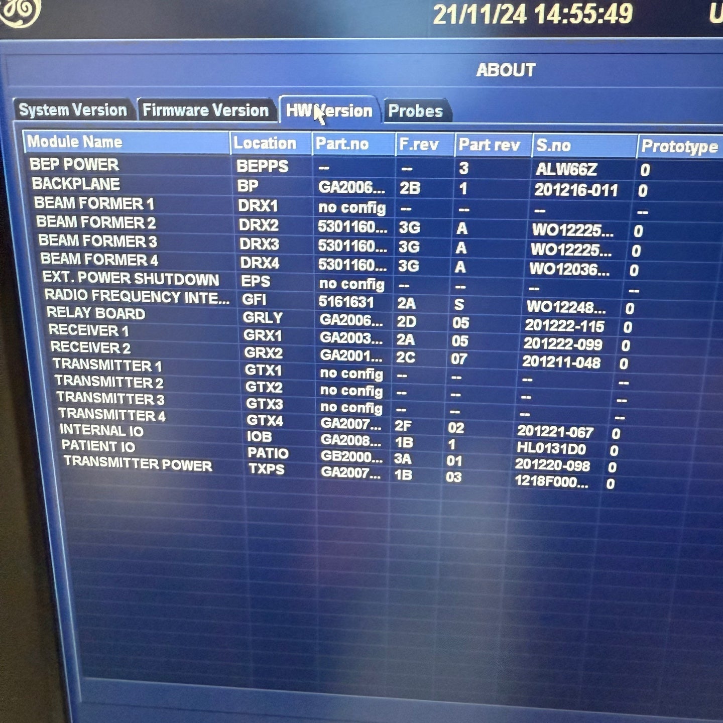 GE Vivid E9 XDclear 4D with 3 Probes