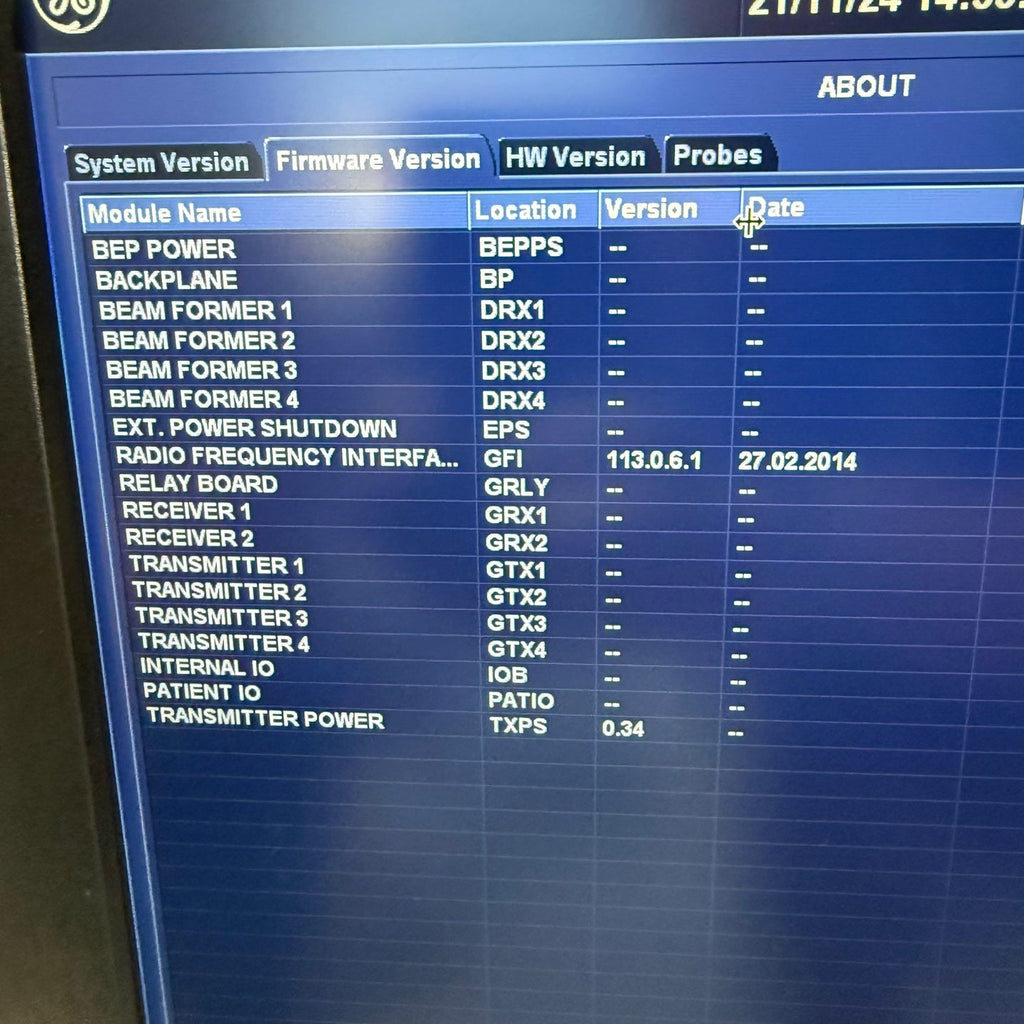 GE Vivid E9 XDclear 4D with 3 Probes