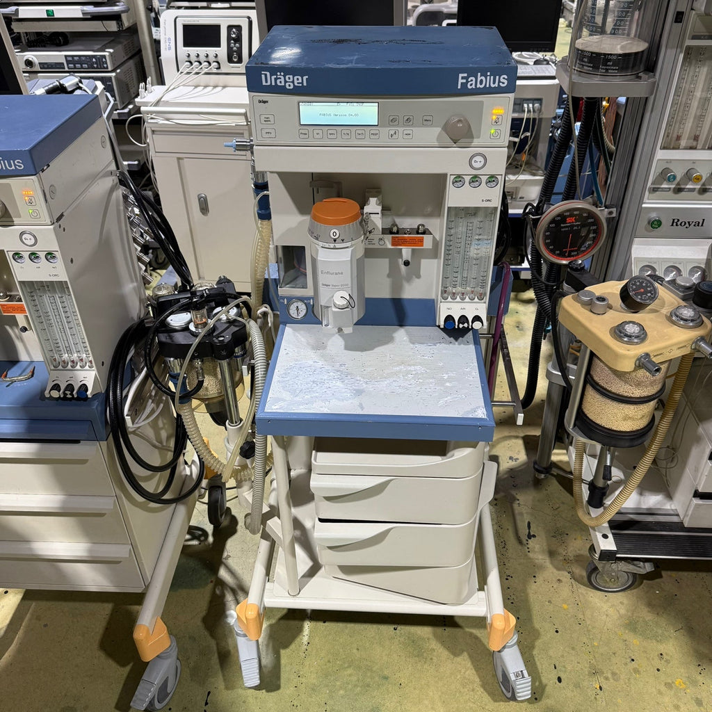 Drager Fabius Machine Lot of 2 Units