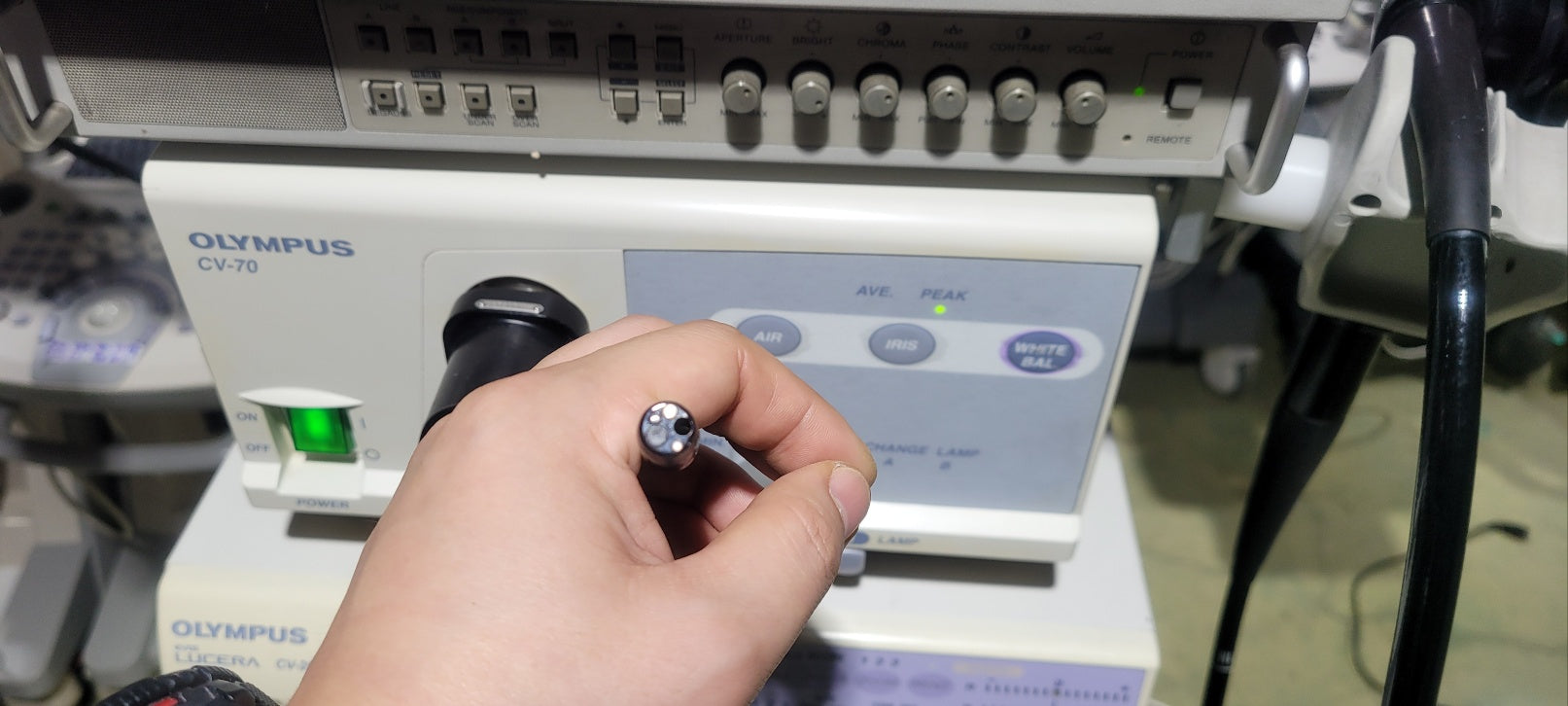 Used Olympus CV70 with GIF V70 Gastroscope 9mm Endoscope