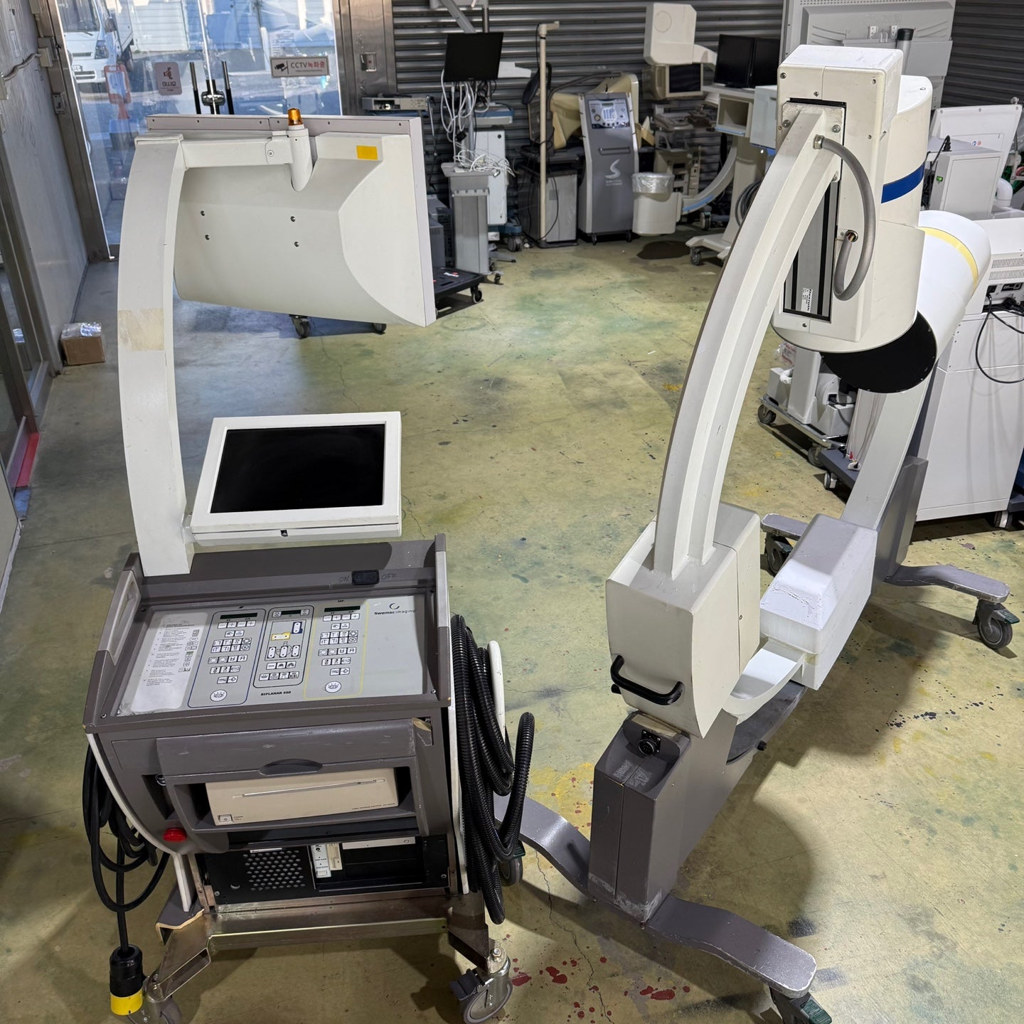  Used Swemec Biplanar 500 9inch C ARM Xray
