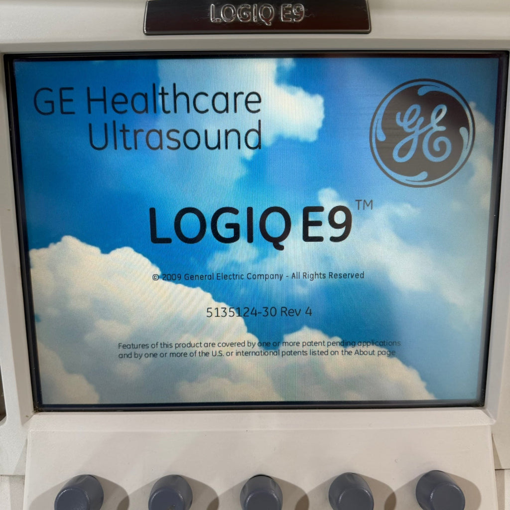 GE Logiq E9 with 3 Probes L8-18i & 9L & M4S