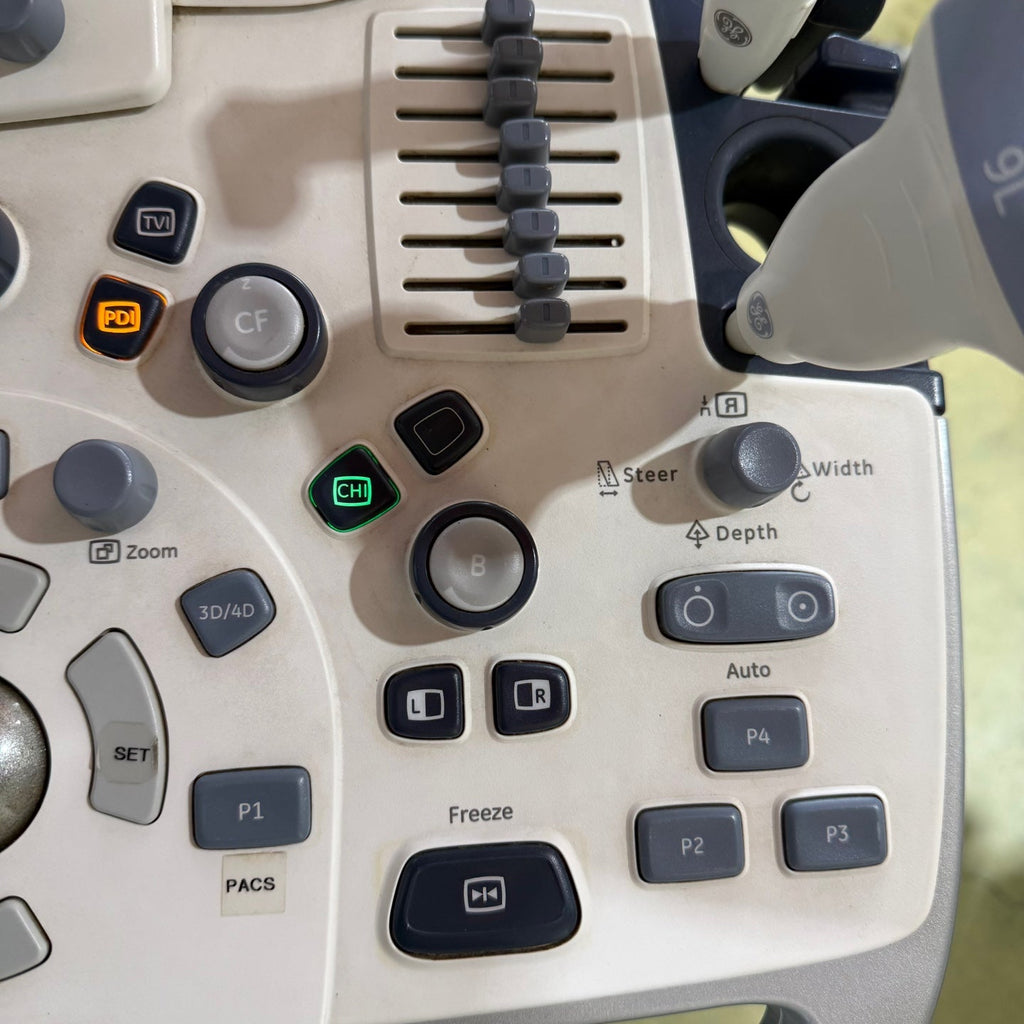 GE Logiq E9 with 3 Probes L8-18i & 9L & M4S