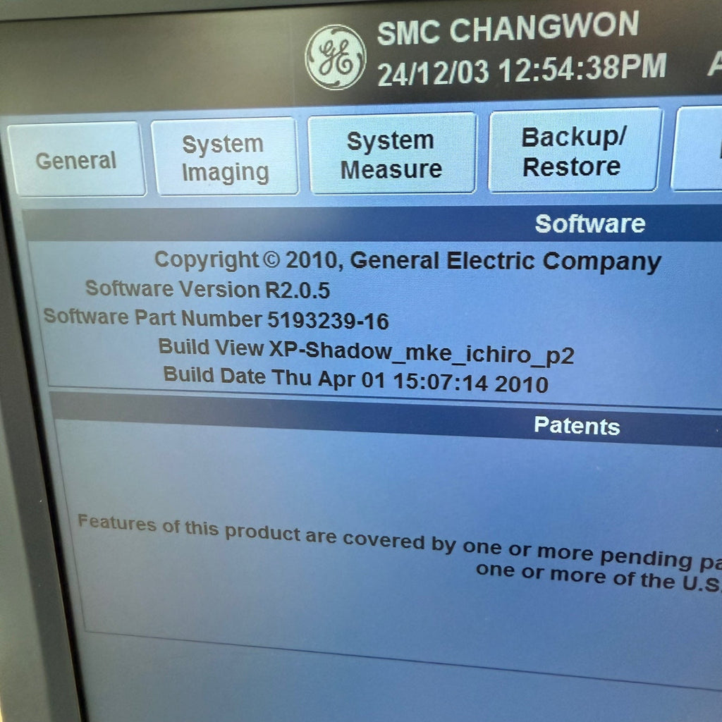 GE Logiq E9 with 3 Probes L8-18i & 9L & M4S
