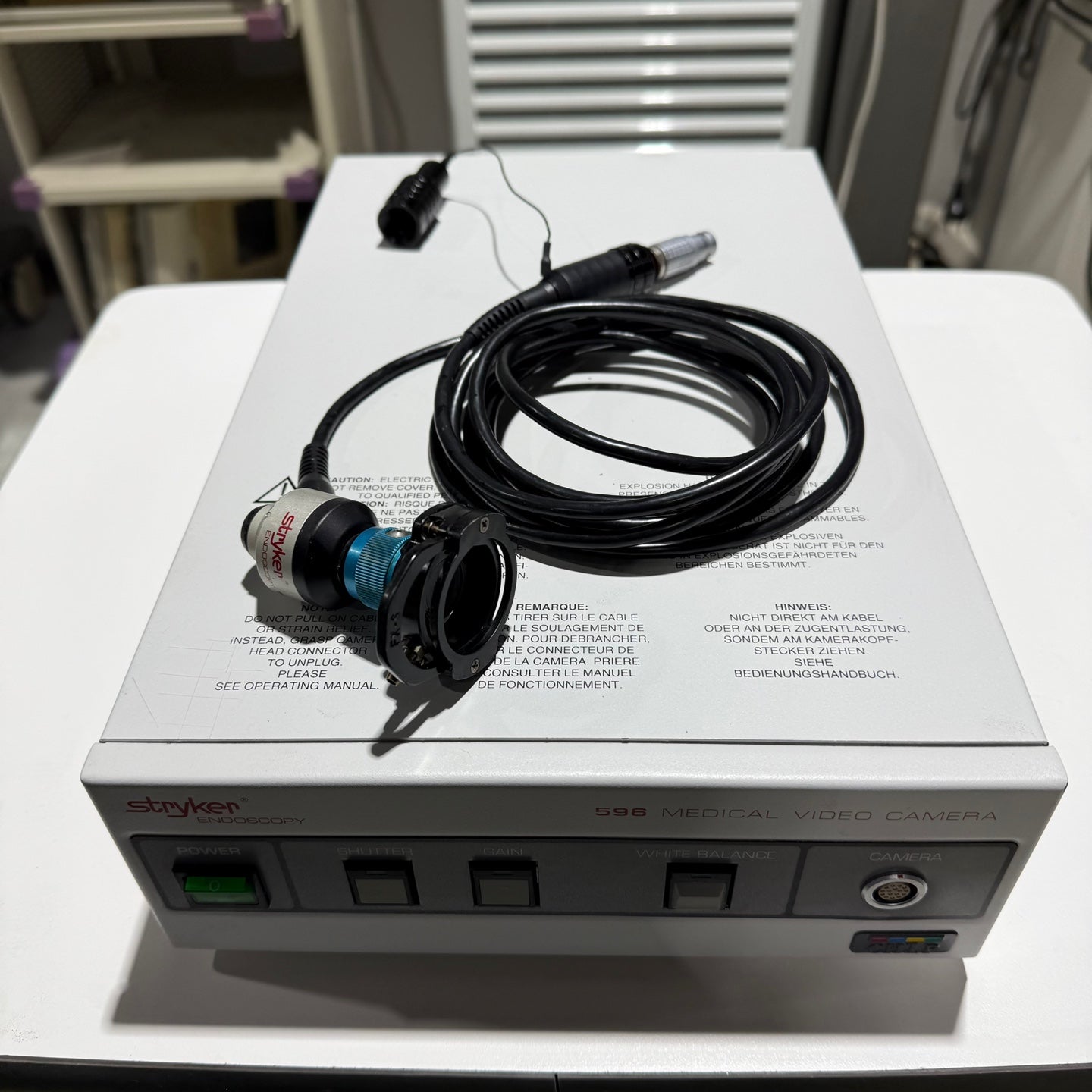 Used Stryker 596 Video Camera Console