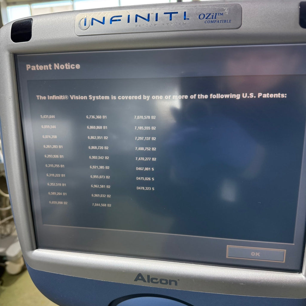 Used Alcon Infiniti Vision Phaco System