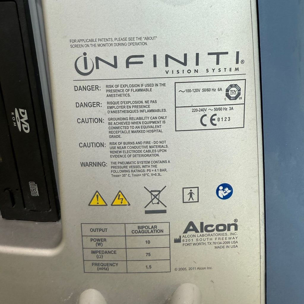 Used Alcon Infiniti Vision Phaco System