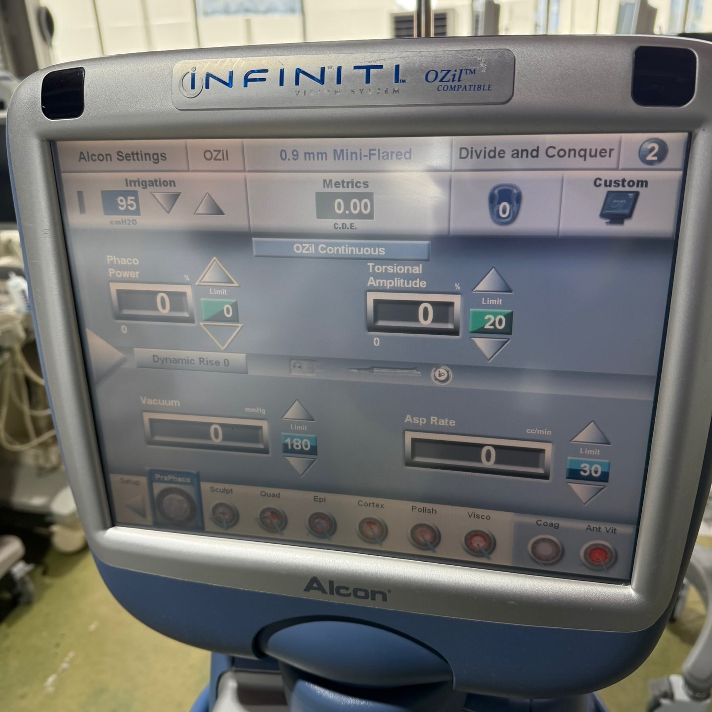 Used Alcon Infiniti Vision Phaco System