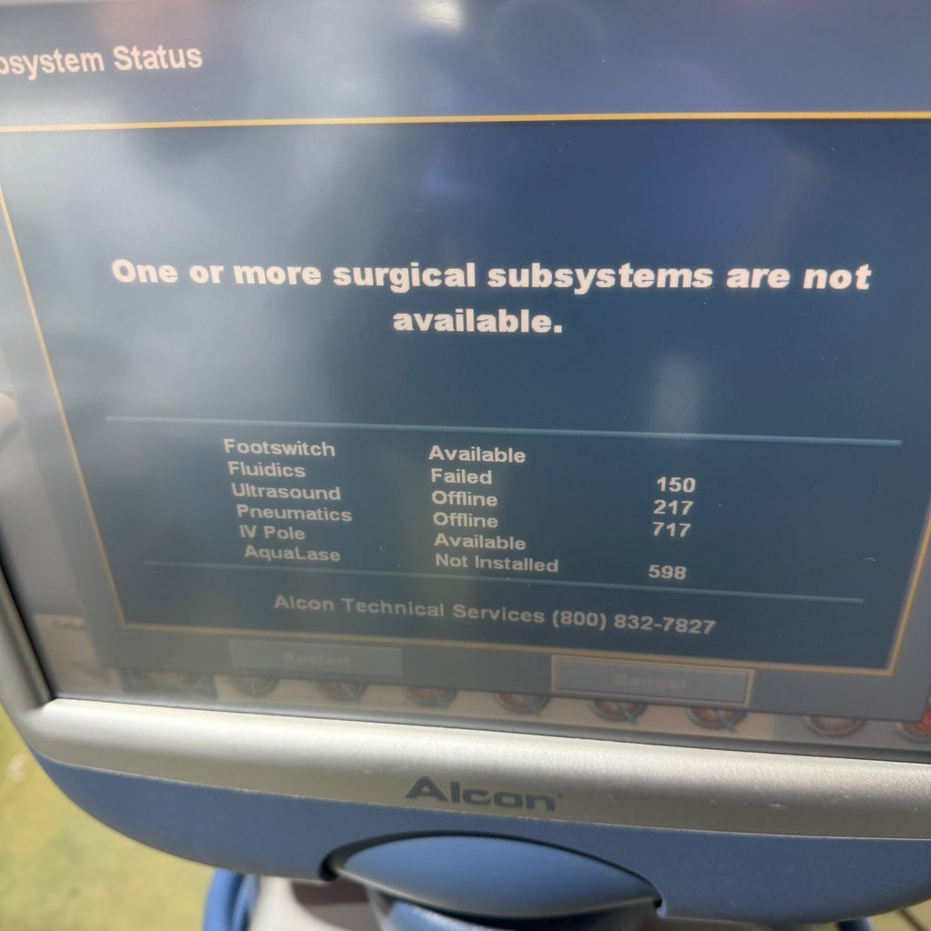 Used Alcon Infiniti Vision Phaco System