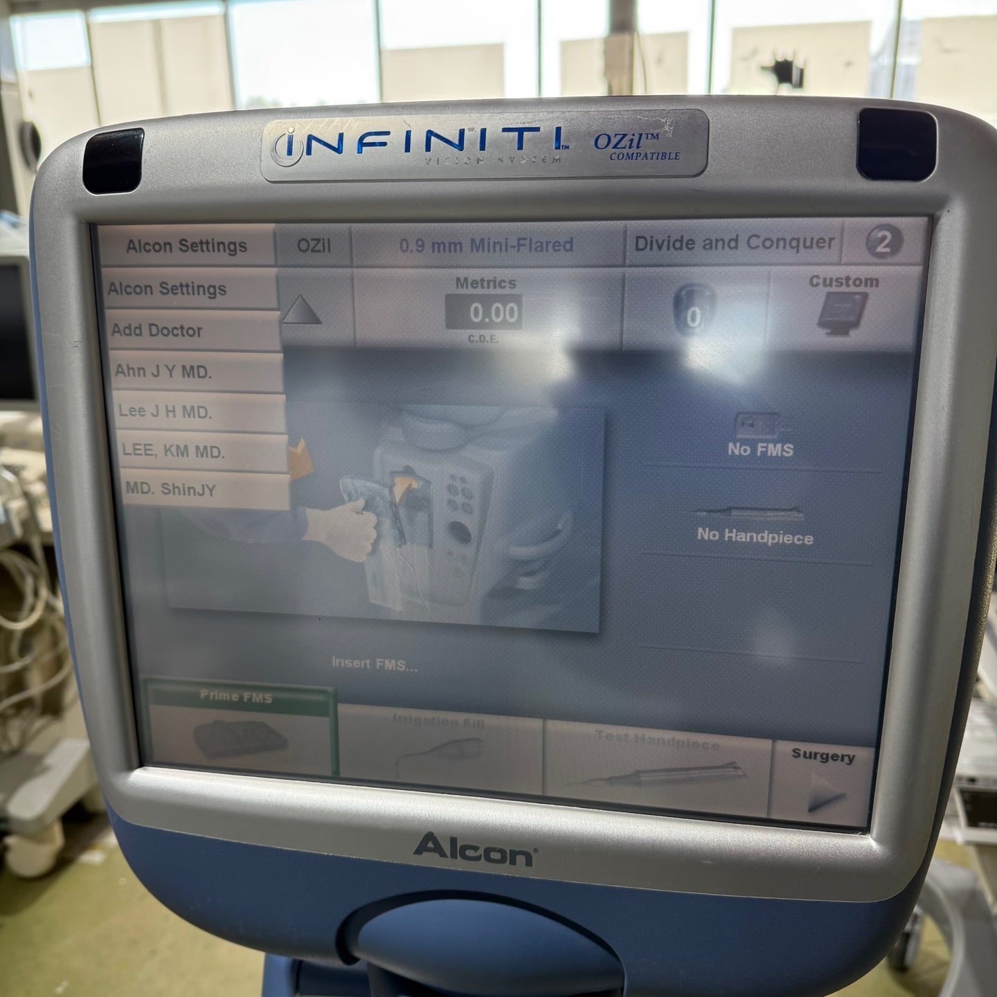 Used Alcon Infiniti Vision Phaco System