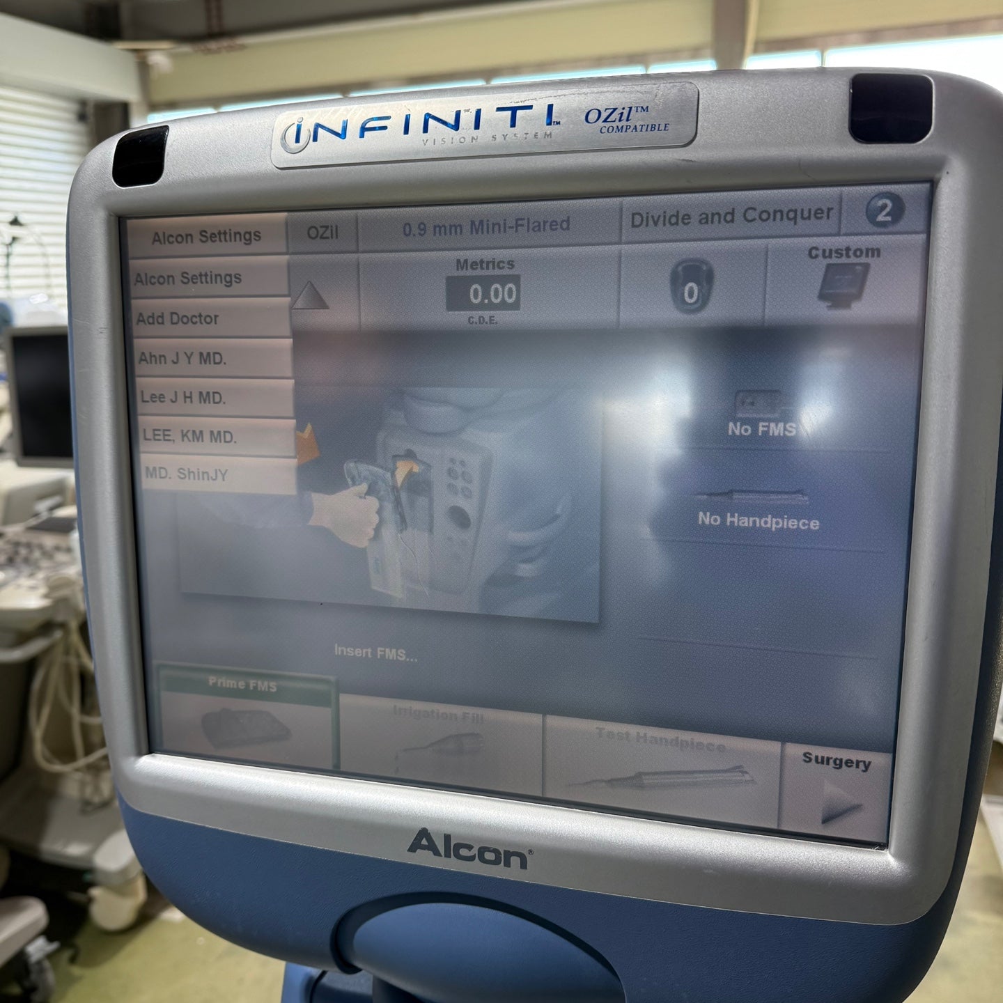 Used Alcon Infiniti Vision Phaco System