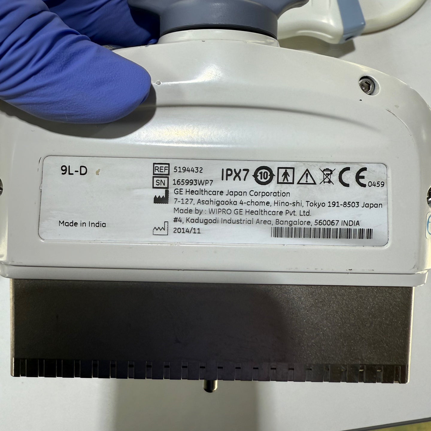 GE 9L-D Linear Probe Transducer for Vivid E9