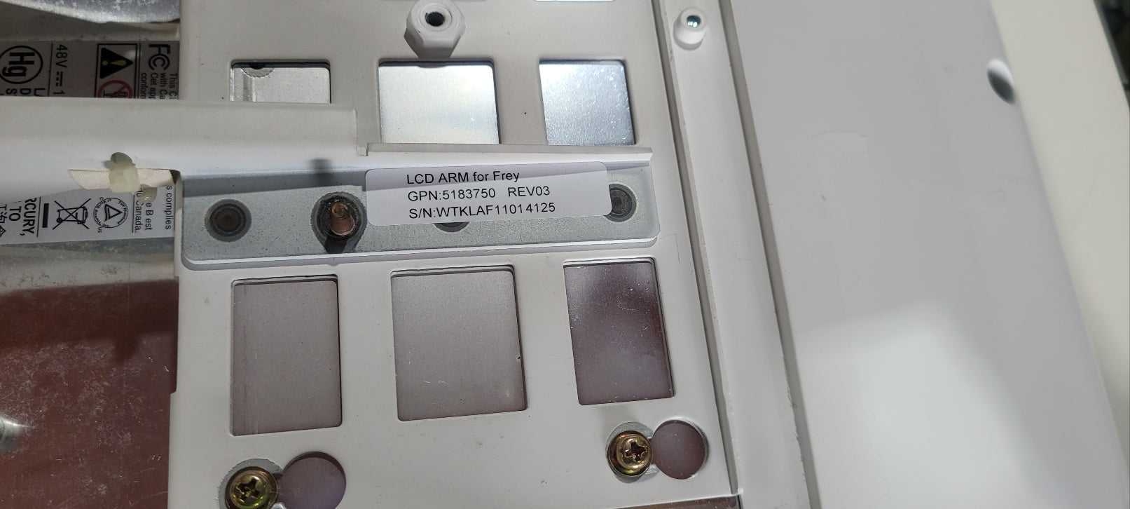 Used GE logiq E9 Ultrasound LCD Monitor 5183750 REV03