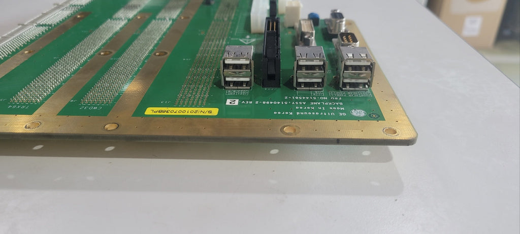 Used GE logiq P5 Backplane Assy Part