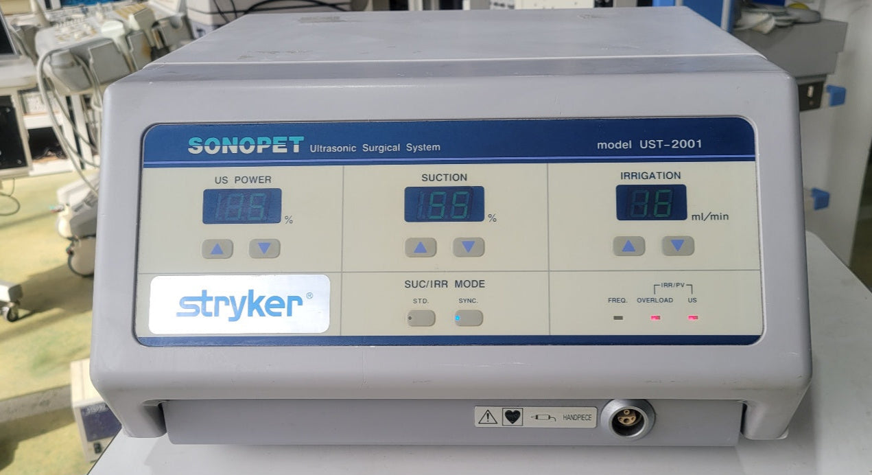 Worldwide Sell Used Stryker Sonopet UST201 Ultrasonic Surgical System 
