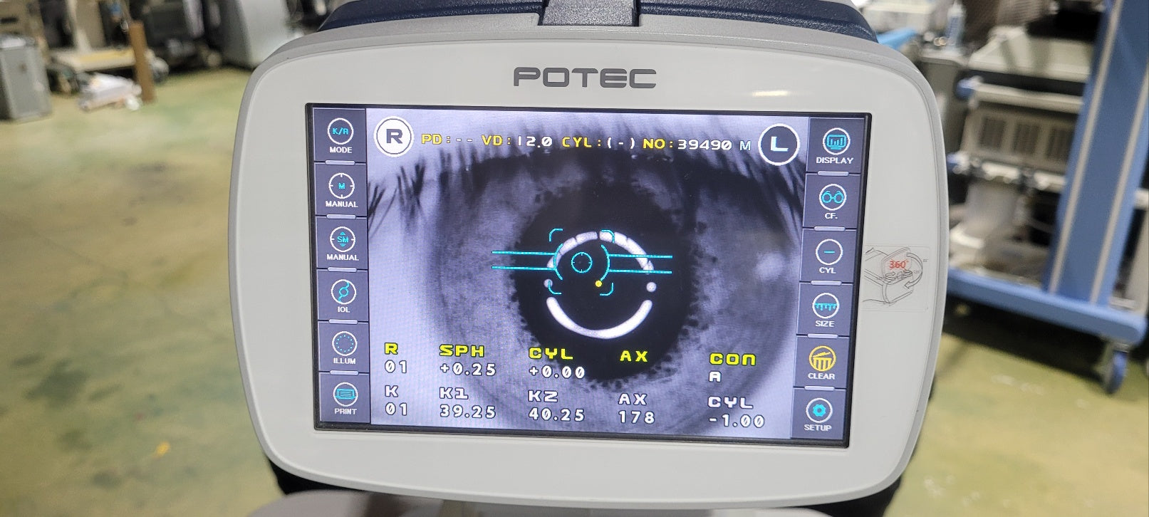 Pre-Owned POTEC PRK-8000 Auto Ref-Keratometer