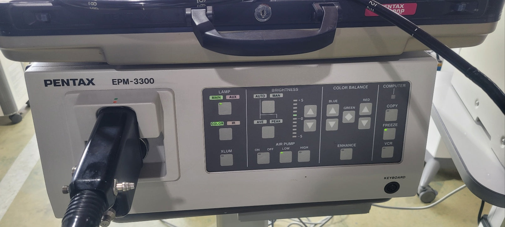 Used Pentax EPM-3300 with EG-290P Gastroscope System