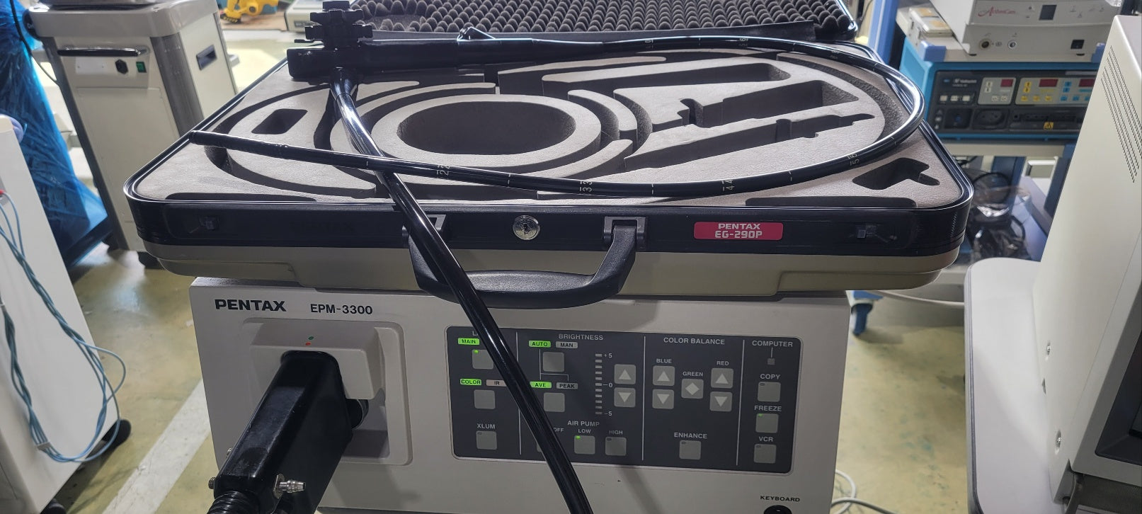 Used Pentax EPM-3300 with EG-290P Gastroscope System