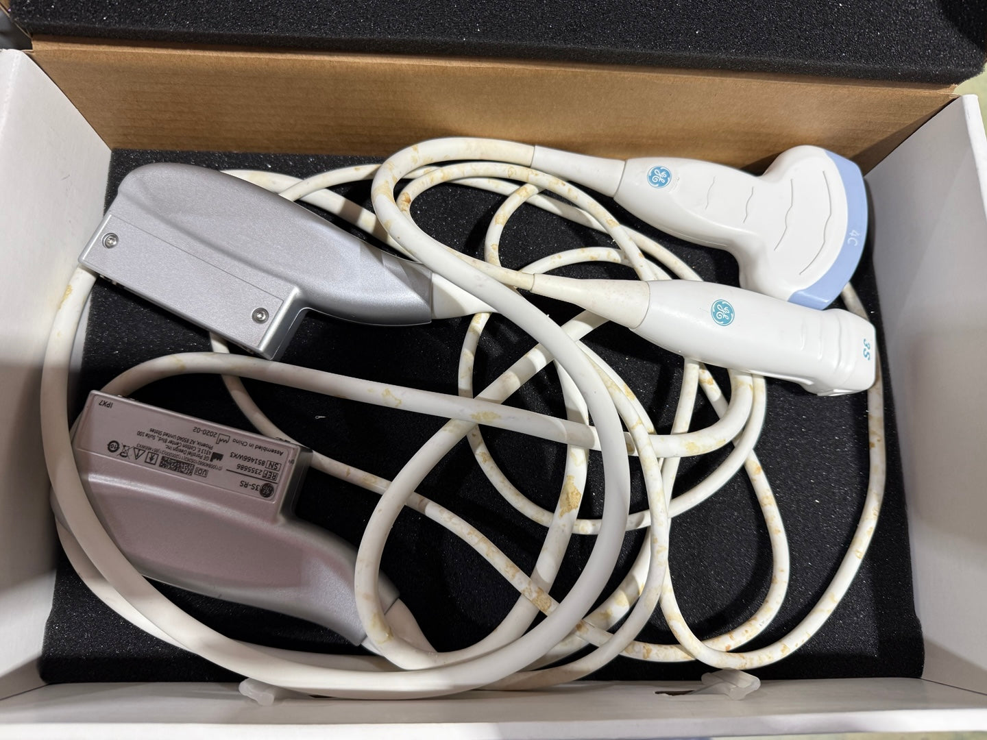 Used GE Vivid i Ultrasound Machine & Convex 4C-RS & Cardiac 3S-RS 2