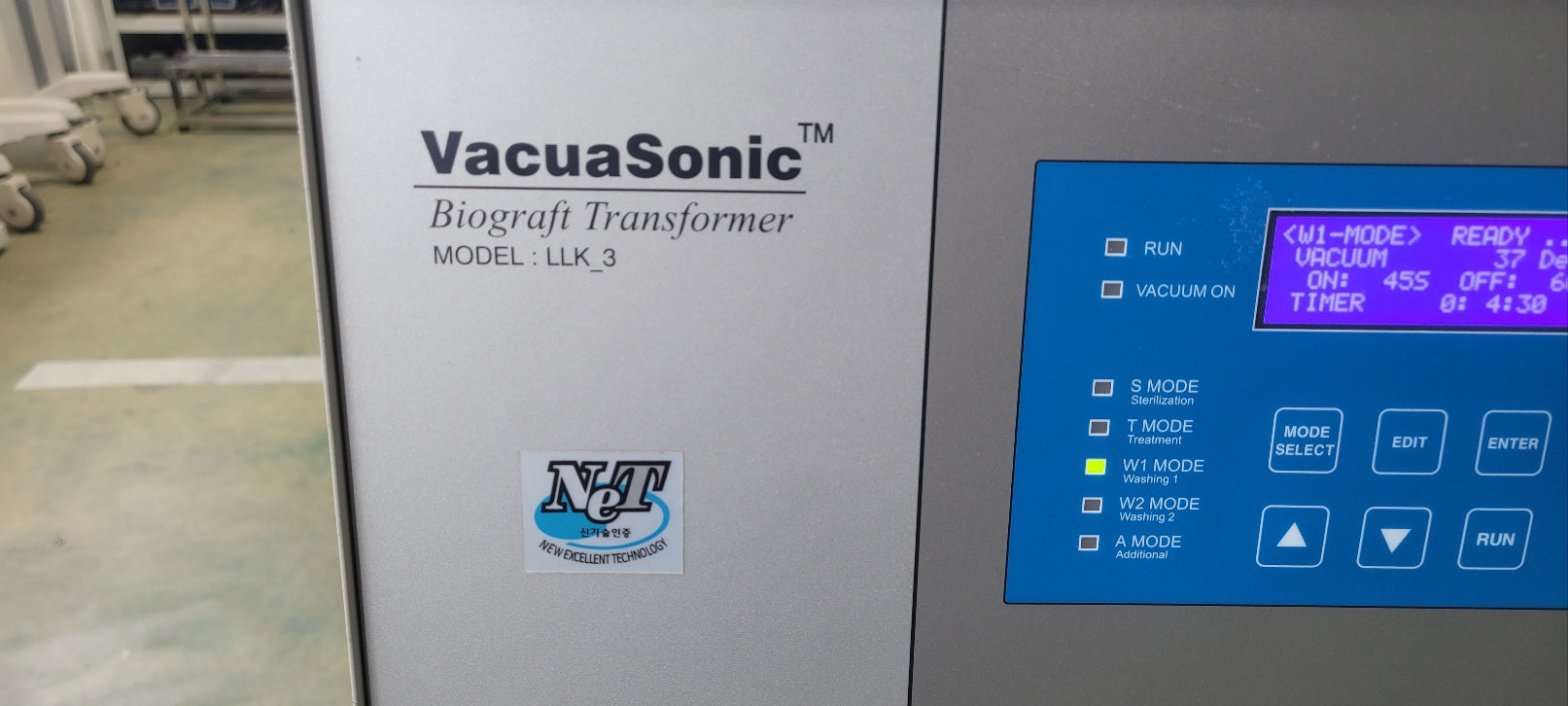 Pre-Owned Cosmo Biomedicare Vacusonic Biograft Transformer Model LLK_3 Dental Bone Equipment