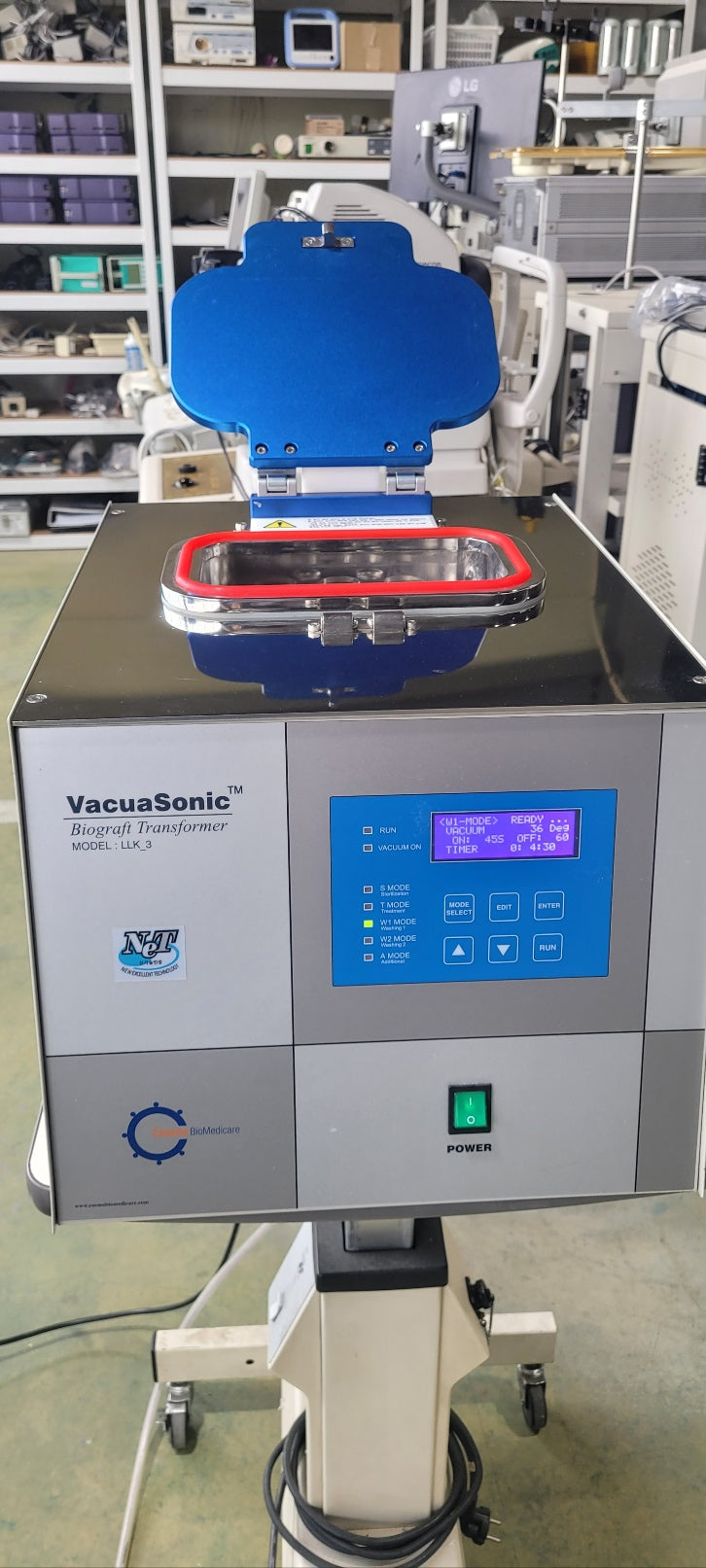 Pre-Owned Cosmo Biomedicare Vacusonic Biograft Transformer Model LLK_3 Dental Bone Equipment