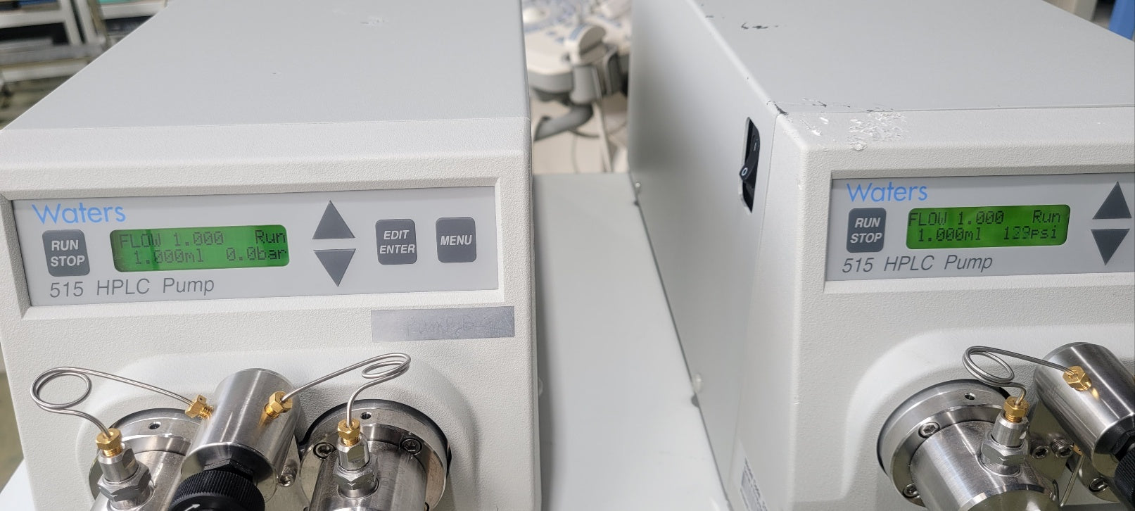 Used Waters 515 HPLC Laboratory Chromatography Liquid Solvent Pump