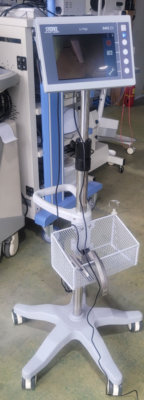 Pre-Owned Karl Storz C-MAC Monitor 8430ZX Video Laryngoscope System with 2 Blades