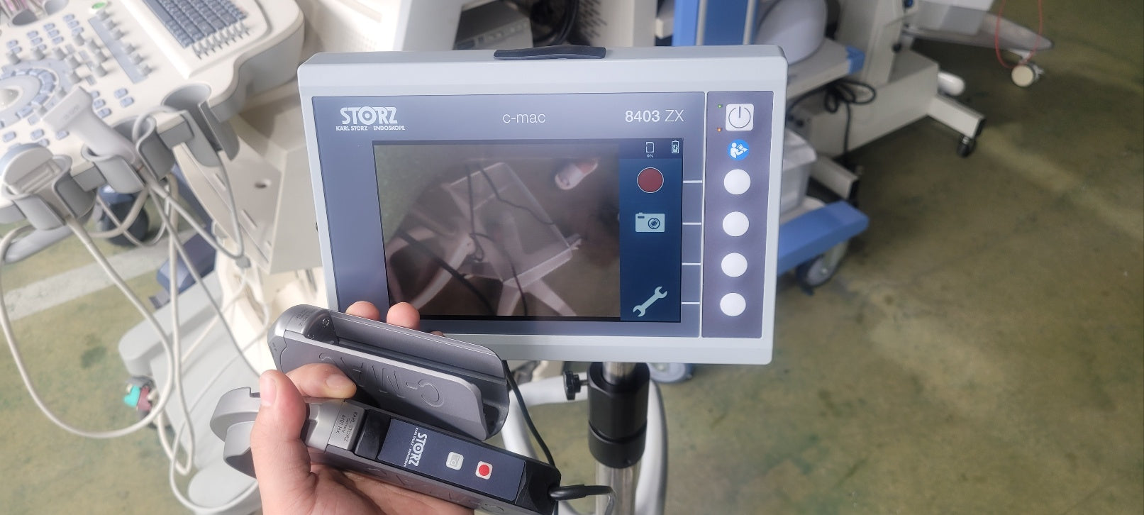 Karl Storz C-MAC Monitor 8430ZX Video System with 2 Blades