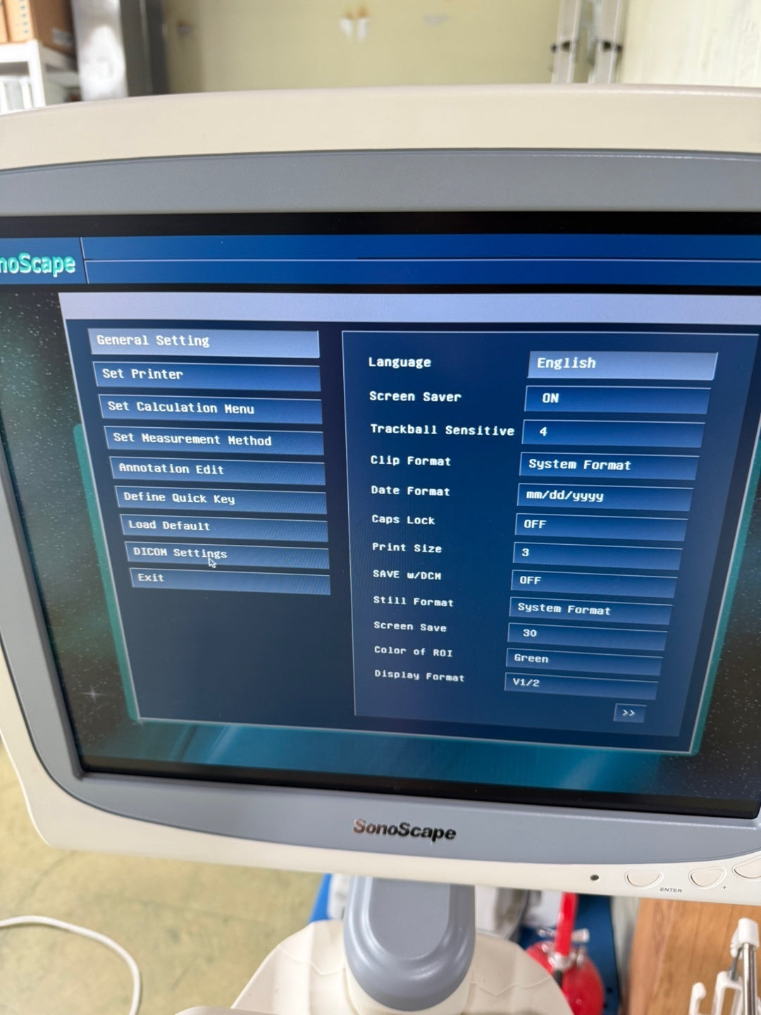 Sonoscape S20 with 3 Probes Convex Linear Vaginal