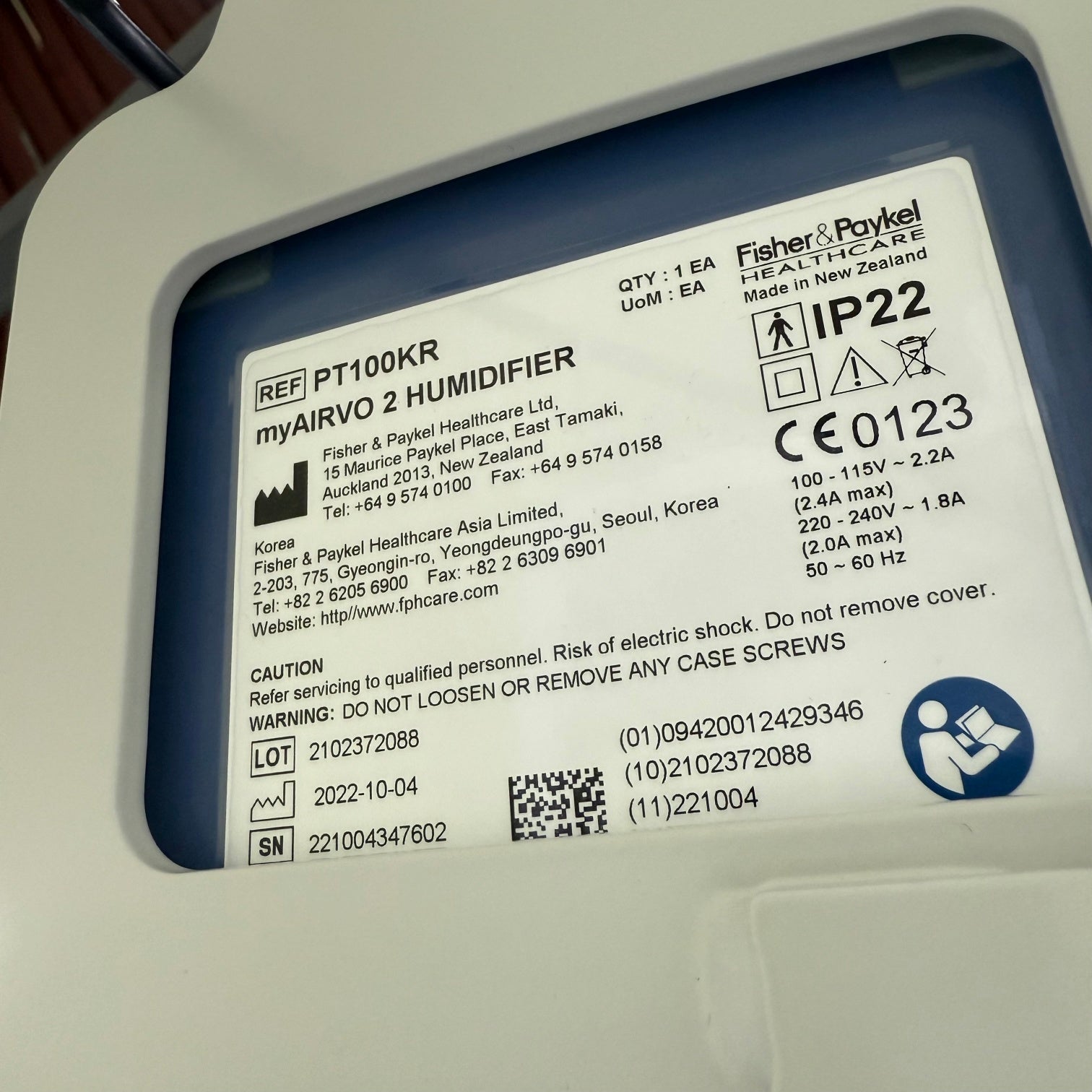 Fisher & Paykel MyAirvo 2