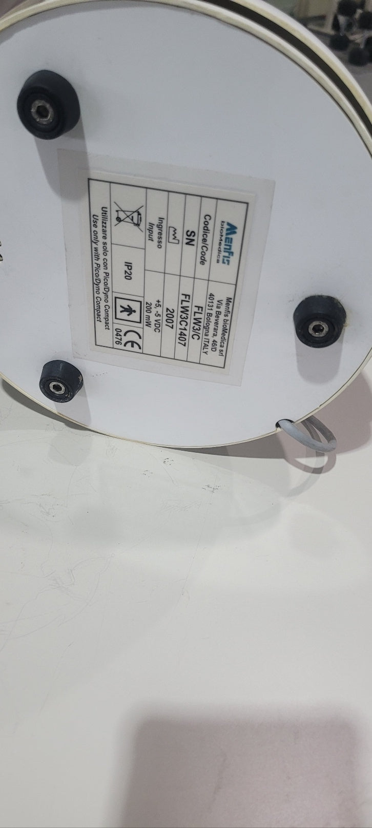Menfis Biomedica Uroflowmeter Load Cell Sensor P/N 0052782