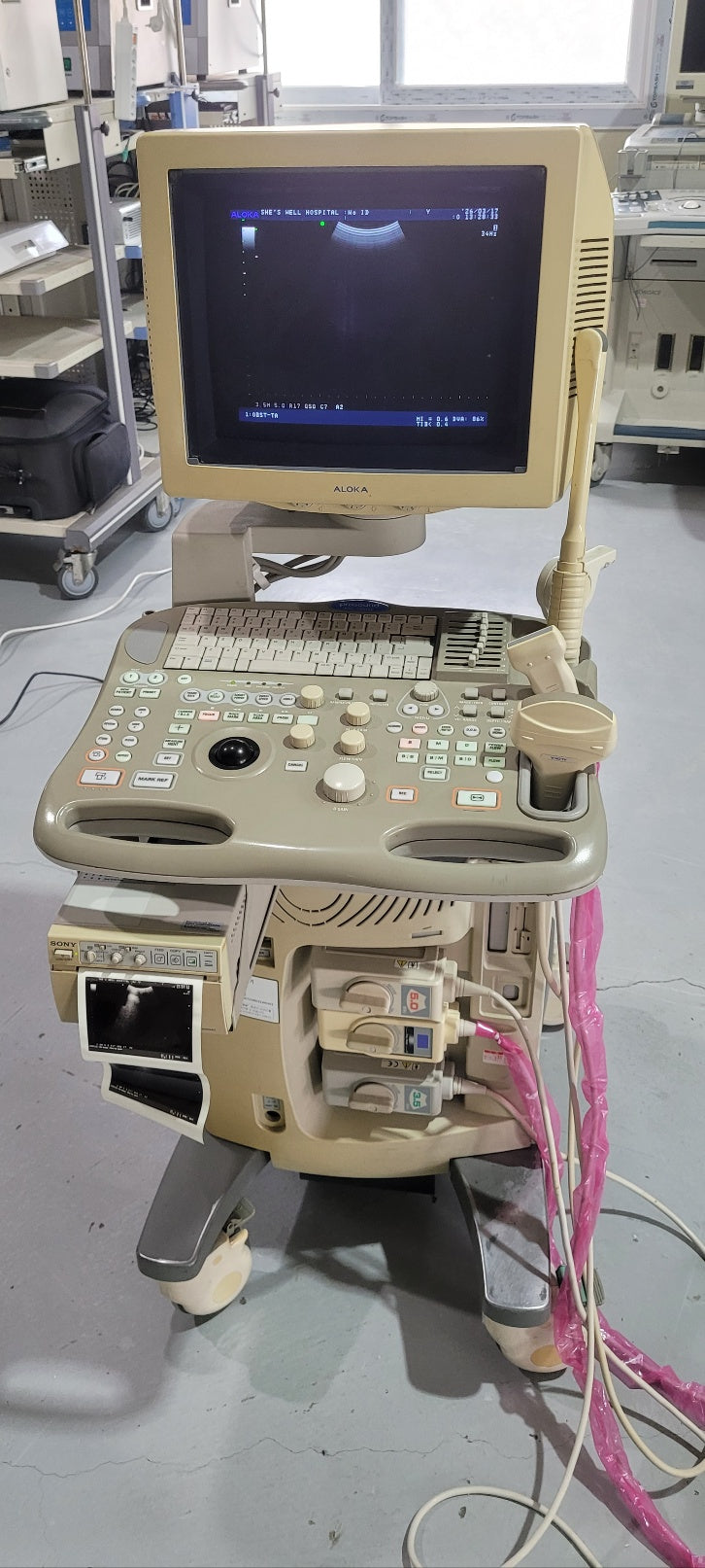 Aloka SSD-3500SV with Convex, Linear & Vaginal Probes