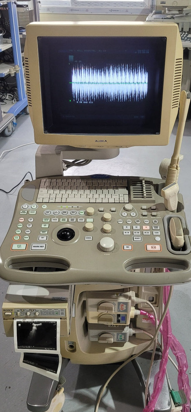 Aloka SSD-3500SV with Convex, Linear & Vaginal Probes