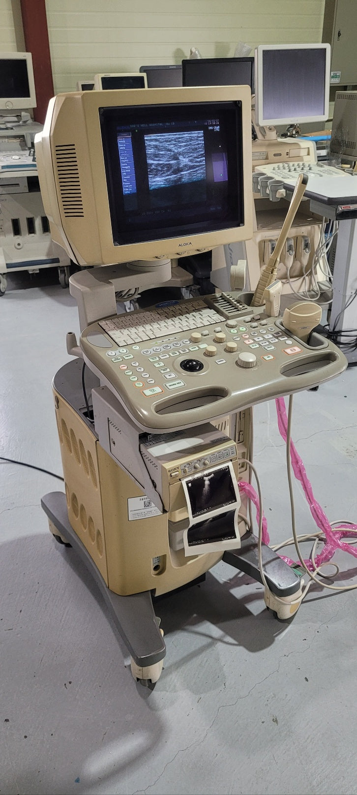 Aloka SSD-3500SV with Convex, Linear & Vaginal Probes