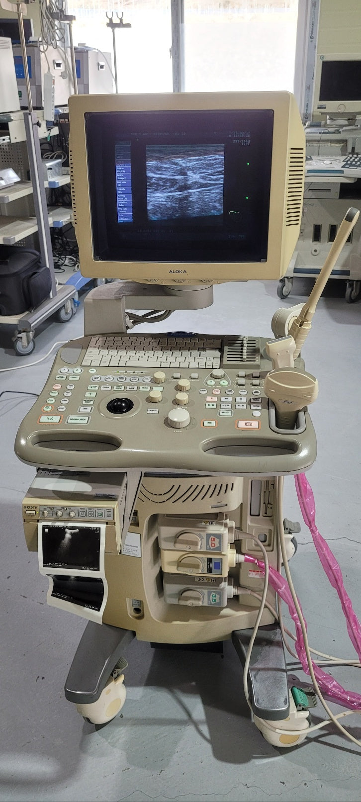 Aloka SSD-3500SV with Convex, Linear & Vaginal Probes