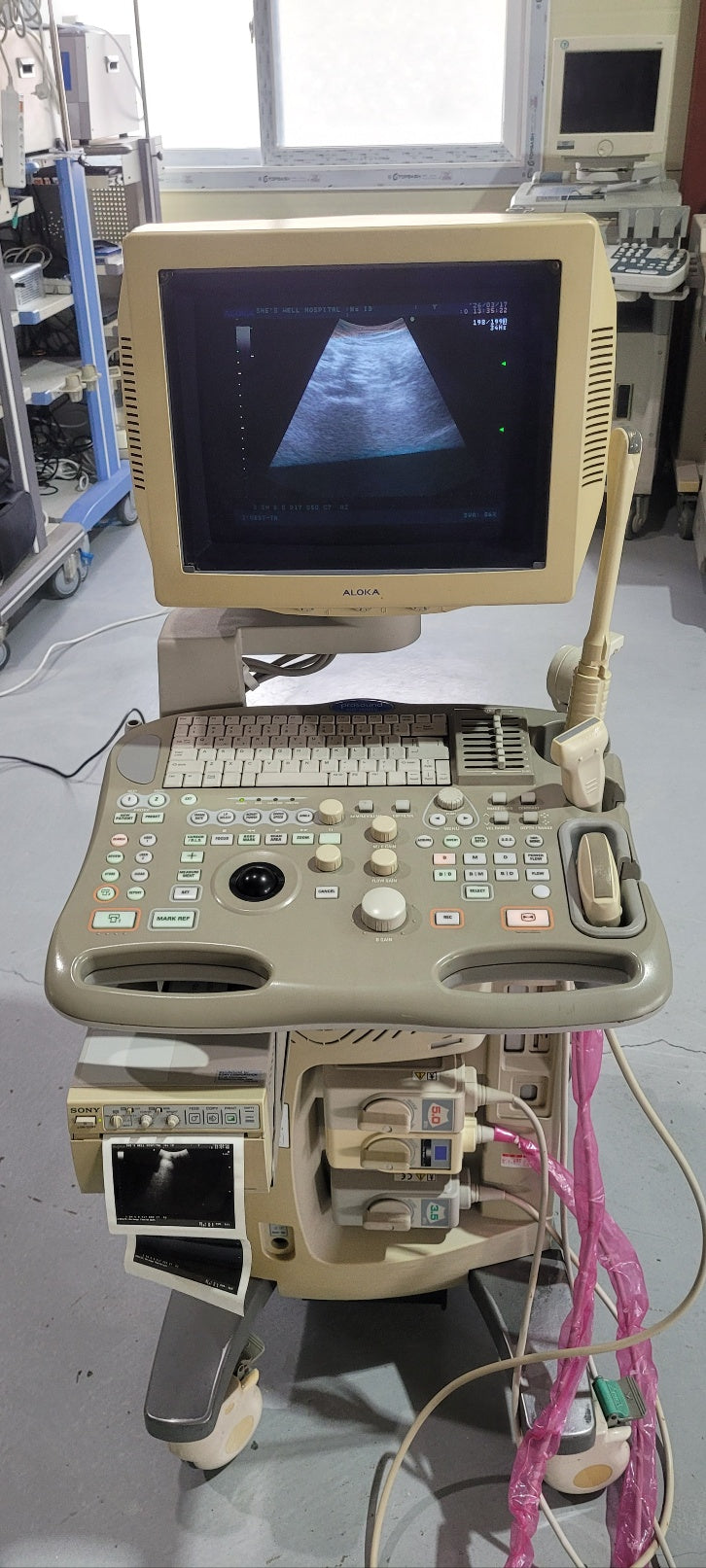 Aloka SSD-3500SV with Convex, Linear & Vaginal Probes