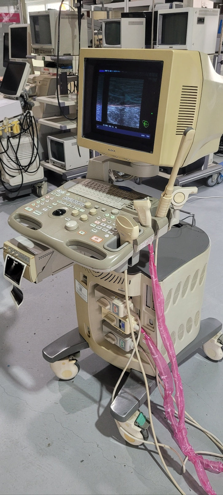 Aloka SSD-3500SV with Convex, Linear & Vaginal Probes