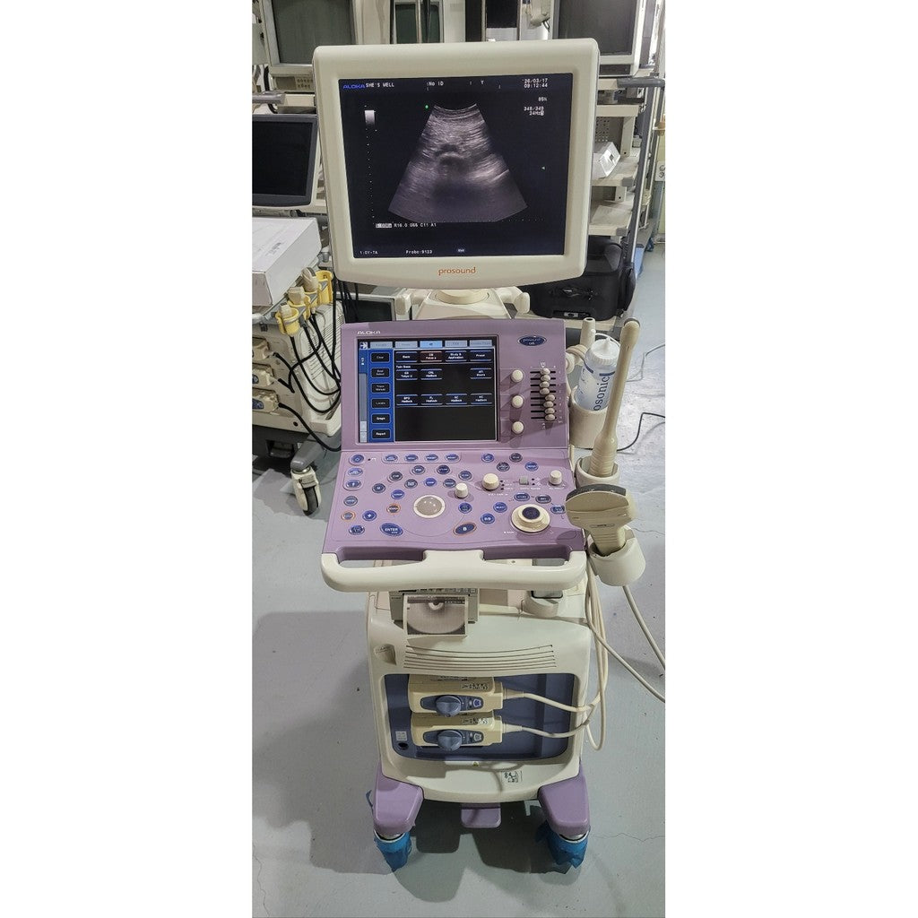 Aloka ProSound Alpha 6 Ultrasound Convex Vaginal 2 Probes