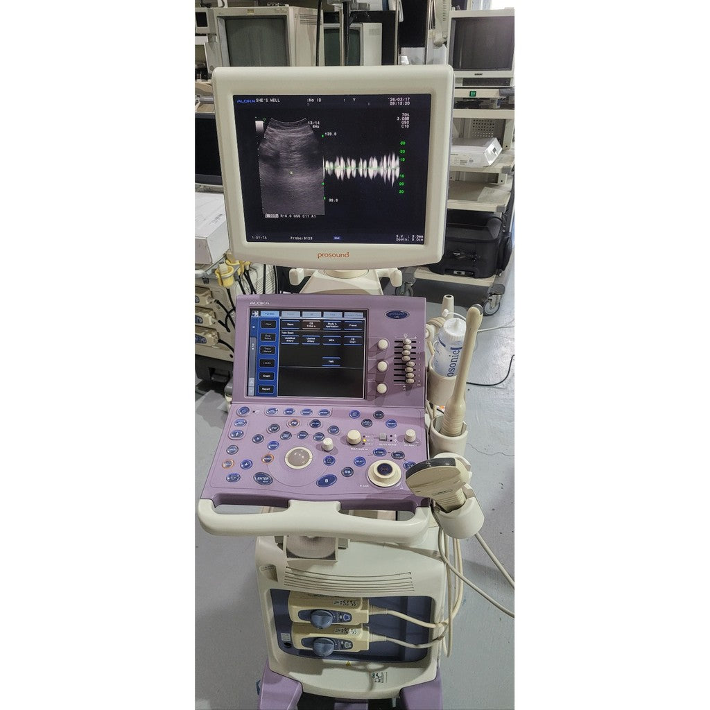 Aloka ProSound Alpha 6 Ultrasound Convex Vaginal 2 Probes