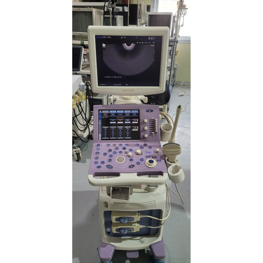 Aloka ProSound Alpha 6 Ultrasound Convex Vaginal 2 Probes
